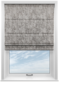 Anaconda, Metallic Frost - Roman Blind